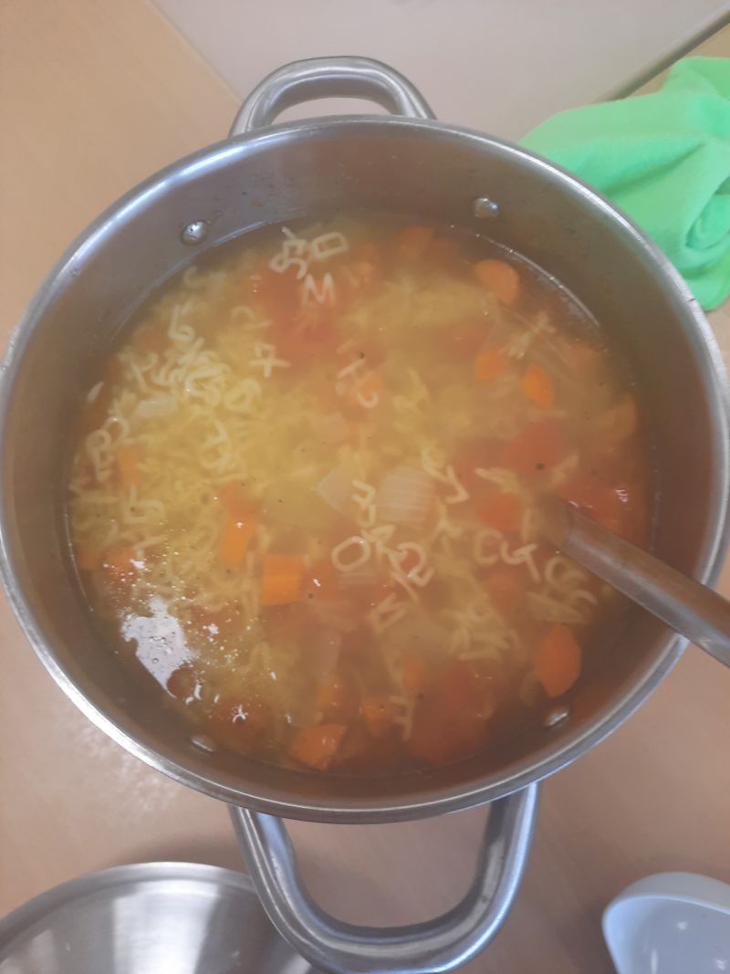 Buchstabensuppe